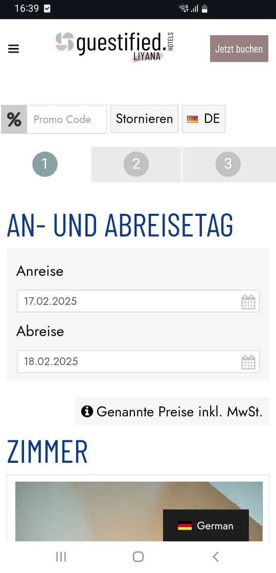 check-in process